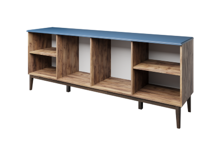 Комод 6 ящиков Гориция, Сапфировый 