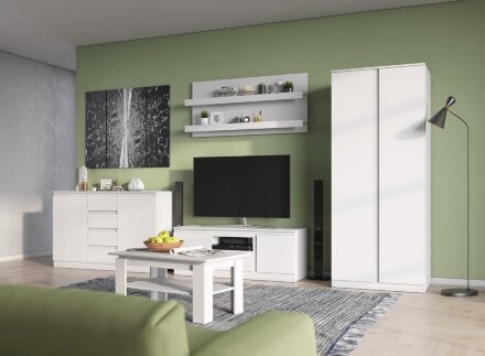 Шкаф трехдверный Stern (Штерн), белый  